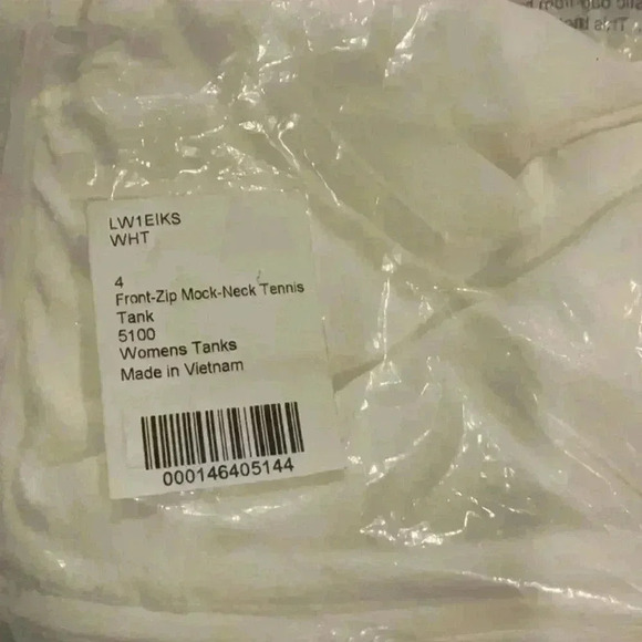 Lululemon Front-Zip Mock-Neck  Tennis Tank Top - Picture 5 of 5